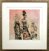 Katarína Vavrová - Sedemdesiat sukien mala - grafika